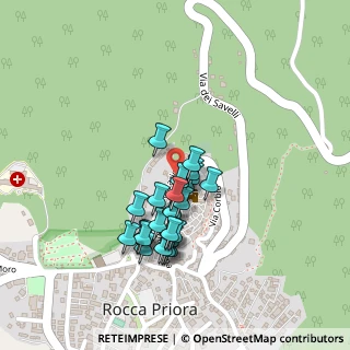 Mappa Piazza Umberto I, 00079 Rocca Priora RM, Italia (0.19615)