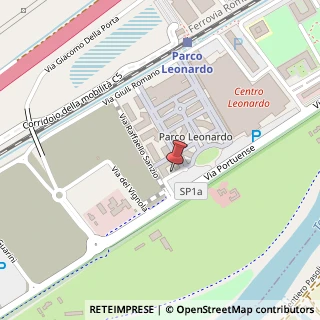 Mappa Via Baldassarre Peruzzi, 19, 00054 Fiumicino, Roma (Lazio)