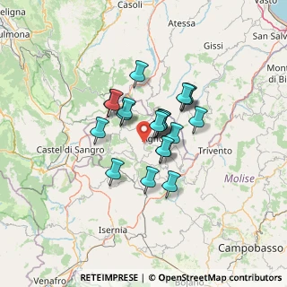 Mappa Contrada Montagna, 86081 Agnone IS, Italia (9.4505)