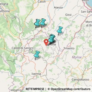 Mappa Contrada Montagna, 86081 Agnone IS, Italia (9.72909)