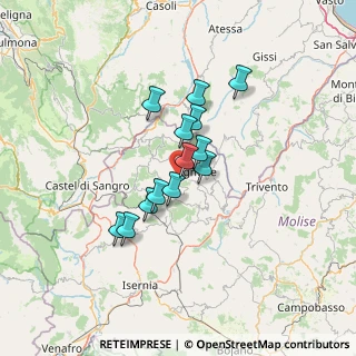 Mappa Contrada Montagna, 86081 Agnone IS, Italia (10.25385)