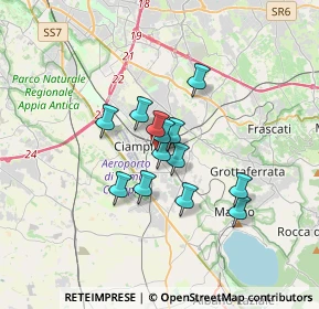 Mappa Via Fausto Viola, 00043 Ciampino RM, Italia (2.42769)