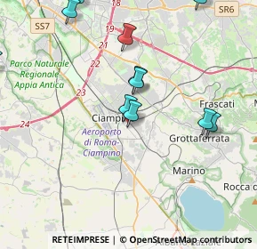 Mappa Via Fausto Viola, 00043 Ciampino RM, Italia (5.0875)
