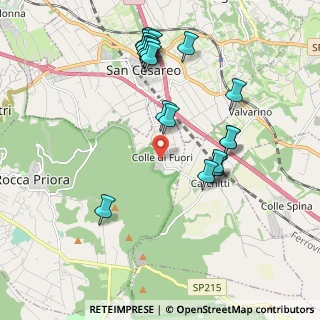 Mappa Via Michele Lega, 00079 Rocca Priora RM, Italia (2.2015)