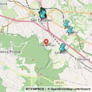 Mappa Via Michele Lega, 00079 Rocca Priora RM, Italia (2.6655)