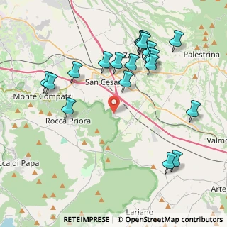 Mappa Via Michele Lega, 00079 Rocca Priora RM, Italia (4.7755)