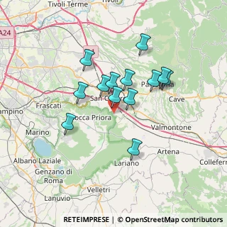 Mappa Via Michele Lega, 00079 Rocca Priora RM, Italia (6)