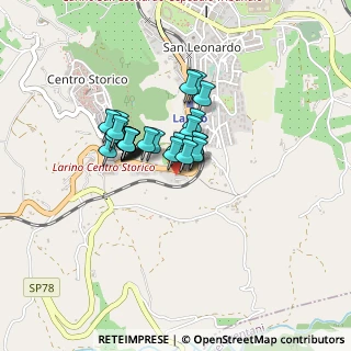Mappa Via Antonio Gramsci, 86035 Larino CB, Italia (0.30385)