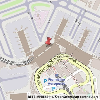 Mappa Aeroporto Leonardo da Vinci (FCO, Area voli internazionali, 00054 Fiumicino RM, Italia, 00054 Fiumicino, Roma (Lazio)