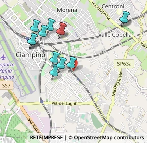 Mappa Via Romana Vecchia, 00043 Ciampino RM, Italia (1.11)