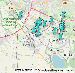 Mappa Via Romana Vecchia, 00043 Ciampino RM, Italia (3.5375)