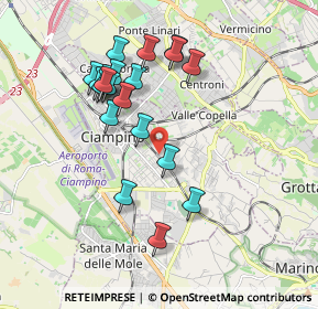 Mappa Via Romana Vecchia, 00043 Ciampino RM, Italia (1.8935)