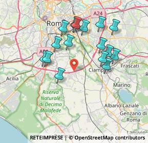 Mappa Via Antonio Carruccio, 00134 Roma RM, Italia (7.51625)