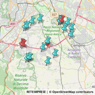Mappa Via Antonio Carruccio, 00134 Roma RM, Italia (4.355)
