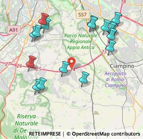 Mappa Via Antonio Carruccio, 00134 Roma RM, Italia (4.89529)