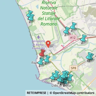 Mappa Via dell' Aeroporto di Fiumicino Avancorpo, 00054 Fiumicino RM, Italia (6.266)
