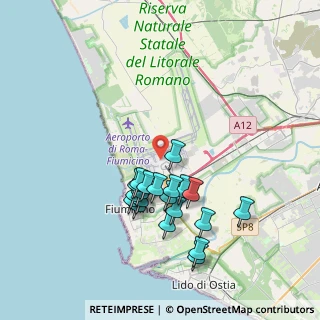 Mappa Via dell' Aeroporto di Fiumicino Avancorpo, 00050 Fiumicino RM, Italia (3.651)