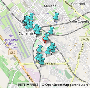 Mappa Via Palermo, 00043 Ciampino RM, Italia (0.827)