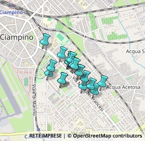 Mappa Via Palermo, 00043 Ciampino RM, Italia (0.243)