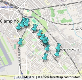 Mappa Via Palermo, 00043 Ciampino RM, Italia (0.4115)