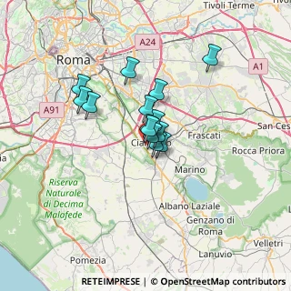 Mappa Aeroporto di Ciampino, 00178 Roma RM, Italia (4.46357)