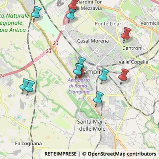 Mappa Aeroporto di Ciampino, 00178 Roma RM, Italia (2.28417)
