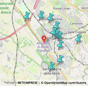 Mappa Aeroporto di Ciampino, 00178 Roma RM, Italia (1.93182)