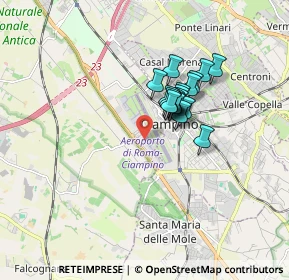 Mappa Aeroporto di Ciampino, 00178 Roma RM, Italia (1.21947)