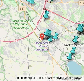 Mappa Aeroporto di Ciampino, 00178 Roma RM, Italia (5.6995)