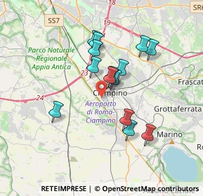 Mappa Aeroporto di Ciampino, 00178 Roma RM, Italia (3.09571)