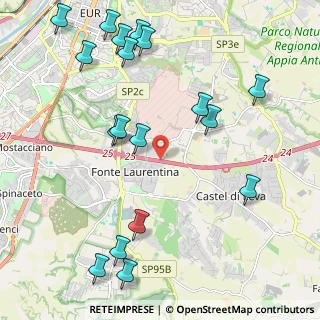 Mappa Galleria Circonvallazione Meridionale, 00134 Roma RM, Italia (2.76444)