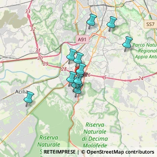 Mappa Via Carmelo Maestrini, 00128 Roma RM, Italia (3.21091)