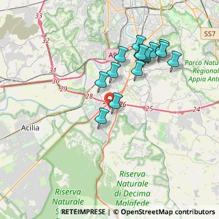 Mappa Via Carmelo Maestrini, 00128 Roma RM, Italia (3.77643)