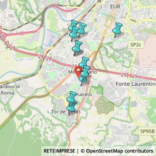 Mappa Via Carmelo Maestrini, 00128 Roma RM, Italia (1.62909)