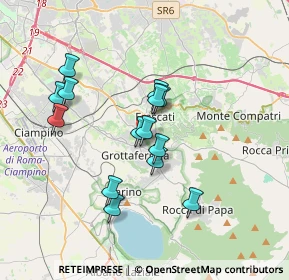 Mappa Via della Cipriana, 00046 Grottaferrata RM, Italia (3.24786)