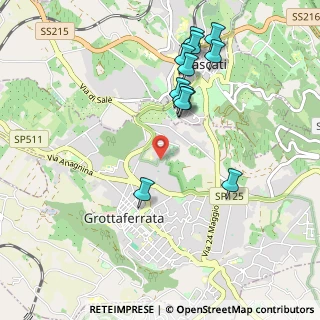 Mappa Via della Cipriana, 00046 Grottaferrata RM, Italia (1.08333)