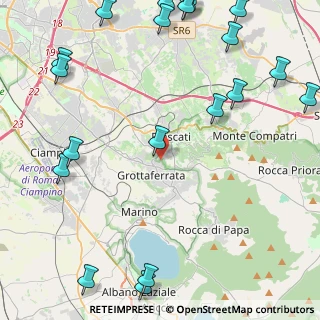 Mappa Via della Cipriana, 00046 Grottaferrata RM, Italia (6.9935)