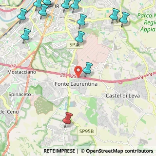 Mappa Via Eugenio Bertini, 00134 Roma RM, Italia (3.52214)