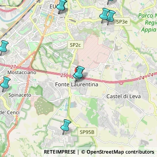 Mappa Via Eugenio Bertini, 00134 Roma RM, Italia (3.37364)