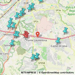 Mappa Via Eugenio Bertini, 00134 Roma RM, Italia (3.0435)
