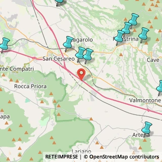 Mappa Via Lago Maggiore, 00036 Palestrina RM, Italia (6.7775)