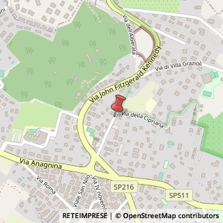 Mappa Viale dusmet giovanni 4, 00046 Grottaferrata, Roma (Lazio)