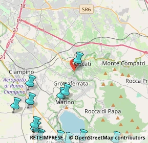 Mappa Via delle Nazioni Unite, 00046 Grottaferrata RM, Italia (7.05286)