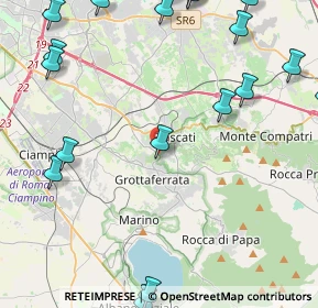 Mappa Via delle Nazioni Unite, 00046 Grottaferrata RM, Italia (6.802)