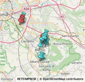 Mappa Via delle Nazioni Unite, 00046 Grottaferrata RM, Italia (5.47)