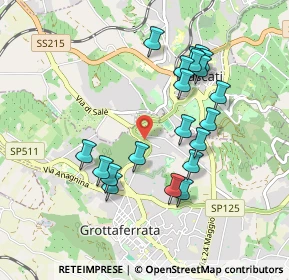 Mappa Via delle Nazioni Unite, 00046 Grottaferrata RM, Italia (0.9445)