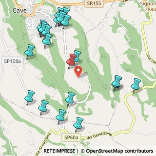Mappa SP 12a, 00033 Cave RM, Italia (1.41833)
