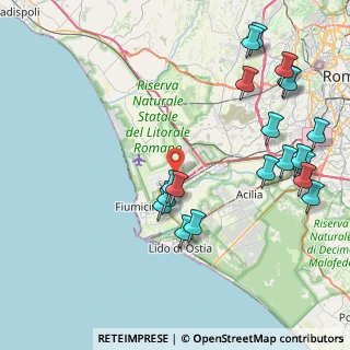 Mappa Via Mario Castoldi snc PALAZZINA SPEDIZIONIERI I° PIANO STANZA, 00054 Fiumicino RM, Italia (10.471)