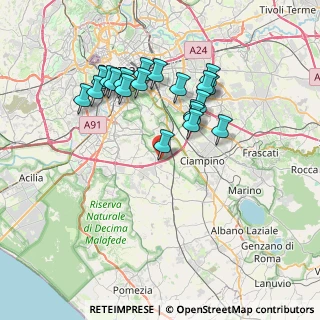 Mappa Via delle Cornacchiole, 00178 Roma RM, Italia (7.317)
