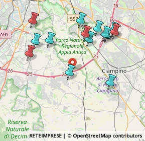 Mappa Via delle Cornacchiole, 00178 Roma RM, Italia (4.55929)